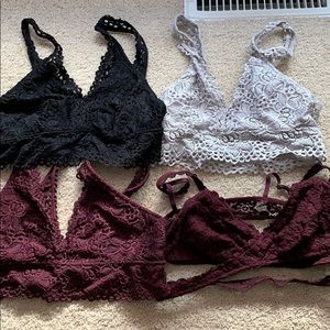 Aerie bralettes